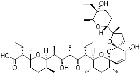 structure of CAS# 53003-10-4, 盐霉素