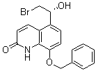 structure of CAS# 530084-79-8, 8-苄氧基-5-((R)-2-溴-1-羟基乙基)-1H-喹啉-2-酮