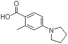 structure of CAS# 530092-32-1, 2-甲基-4-(1-吡咯烷基)苯甲酸