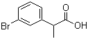 structure of CAS# 53086-52-5, 2-(3-溴苯基)丙酸