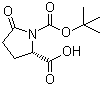 CAS 登录号：53100-44-0, N-叔丁氧羰基-L-焦谷氨酸