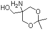 structure of CAS# 53104-32-8, 5-Amino-2,2-dimethyl-1,3-dioxane-5-methanol