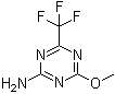 structure of CAS# 5311-05-7, 4-甲氧基-6-(三氟甲基)-1,3,5-三嗪-2-胺