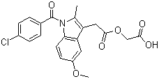 structure of CAS# 53164-05-9, Acemetacin