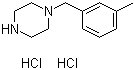 structure of CAS# 5321-61-9, 1-(间甲基苄基)哌嗪二盐酸盐