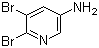 structure of CAS# 53242-19-6, 5,6-二溴-3-氨基吡啶