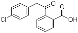 structure of CAS# 53242-76-5, 2-(4-氯苯乙酰基)苯甲酸