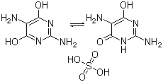 CAS 登录号：5325-00-8, 2,5-二氨基-4,6-嘧啶二醇硫酸盐(2:1)