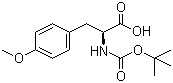 CAS 登录号：53267-93-9, Boc-O-甲基-L-酪氨酸, Boc-4-甲氧基-L-苯丙氨酸, N-叔丁氧羰基-4-甲氧基-L-苯丙氨酸