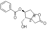 structure of CAS# 53275-53-9, [3aS-(3aalpha,4alpha,5beta,6aalpha)]-5-(苯甲酰氧基)六氢-4-(羟基甲基)-2H-环戊二烯并[b]呋喃-2-酮