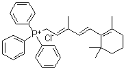 CAS 登录号：53282-28-3, [(2E,4E)-3-甲基-5-(2,6,6-三甲基-1-环己烯-1-基)-2,4-戊二烯-1-基]三苯基氯化鏻