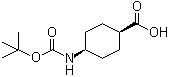structure of CAS# 53292-90-3, 顺式-4-叔丁氧羰基氨基-1-环己烷羧酸