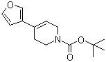 CAS # 532991-47-2, 4-(3-Furanyl)-3,6-dihydro-1(2H)-pyridinecarboxylic acid tert-butyl ester, 4-(Furan-3-yl)-3,6-dihydro-2H-pyridine-1-carboxylic acid tert-butyl ester