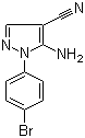 structure of CAS# 5334-28-1, 5-氨基-1-(4-溴苯基)-1H-吡唑-4-甲腈