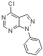CAS 登录号：5334-48-5, 4-氯-1-苯基-1H-吡唑并[3,4-d]嘧啶