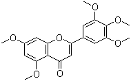 structure of CAS# 53350-26-8, 3',4',5',5,7-五甲氧基黄酮