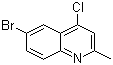 structure of CAS# 53364-85-5, 6-溴-4-氯-2-甲基喹啉