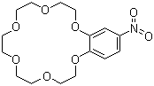 structure of CAS# 53408-96-1, 4-硝基苯-18-冠醚-6