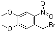 structure of CAS# 53413-67-5, 4,5-二甲氧基-2-硝基苄溴