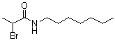 CAS # 5345-70-0, 2-Bromo-N-heptylpropanamide, NSC 1724