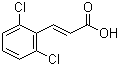 structure of CAS# 5345-89-1, 2,6-二氯肉桂酸