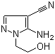 structure of CAS# 5346-53-2, 1-羟乙基-4-氰基-5-氨基吡唑