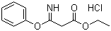 CAS 登录号：53461-72-6, 3-亚氨基-3-苯氧基丙酸乙酯盐酸盐