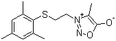 CAS # 53492-67-4, 4-Methyl-3-[2-[(2,4,6-trimethylphenyl)thio]ethyl]sydnone, SC 28034