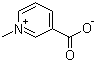 CAS 登录号：535-83-1, 1-甲基吡啶鎓-3-甲酸内盐, 葫芦巴碱