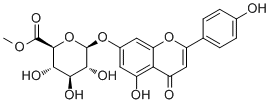 CAS 登录号：53538-13-9, 芹菜素-7-O-葡萄糖醛酸甲酯苷