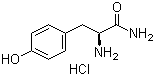 structure of CAS# 53559-18-5, L-酪氨酰胺盐酸盐