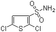 structure of CAS# 53595-68-9, 2,5-二氯噻吩-3-磺酰胺