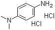 N,N-二甲基-1,4-苯二胺二盐酸盐分子结构 (CAS 536-46-9)