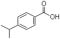 CAS # 536-66-3, 4-Isopropylbenzoic acid, Cuminic acid