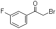 structure of CAS# 53631-18-8, 2-Bromo-1-(3-fluorophenyl)ethan-1-one