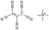 CAS # 53663-17-5, Tetramethylammonium salt with 1-propene-1,1,2,3,3-pentacarbonitrile, Tetramethylammonium 1,1,2,3,3-pentacyanopropenide