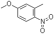 CAS # 5367-32-8, 3-Methyl-4-nitroanisole, 5-Methoxy-2-nitrotoluene