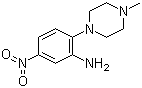 structure of CAS# 5367-66-8, 2-(4-甲基哌嗪-1-基)-5-硝基苯胺