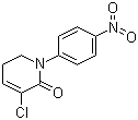 structure of CAS# 536760-29-9, 3-氯-5,6-二氢-1-(4-硝基苯基)-2(1H)-吡啶酮