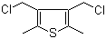 structure of CAS# 5368-70-7, 3,4-双(氯甲基)-2,5-二甲基噻吩