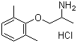 structure of CAS# 5370-01-4, 盐酸美西律