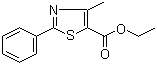 structure of CAS# 53715-64-3, 4-甲基-2-苯基-1,3-噻唑-5-甲酸乙酯
