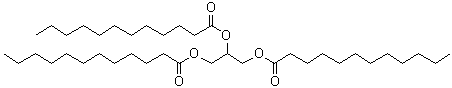 CAS 登录号：538-24-9, 三月桂酸甘油酯