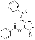 structure of CAS# 538368-86-4, (3R,4S)-3,4-二(苯甲酰氧基)二氢-2(3H)-呋喃酮