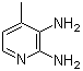 4-甲基-2,3-二氨基吡啶分子结构 (CAS 53929-59-2)