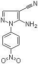 CAS 登录号：5394-41-2, 5-氨基-4-氰基-1-(4-硝基苯基)吡唑