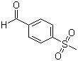 structure of CAS# 5398-77-6, 对甲砜基苯甲醛