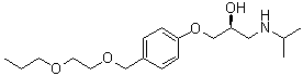 CAS 登录号：539823-42-2, (2S)-1-[异丙基氨基]-3-[4-[(2-丙氧基乙氧基)甲基]苯氧基]-2-丙醇