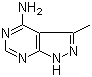 structure of CAS# 5399-44-0, 3-甲基-1H-吡唑并[3,4-d]嘧啶-4-胺