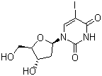 CAS 登录号：54-42-2, 5-碘-2'-脱氧尿苷, 5-碘代-2'-脱氧尿嘧啶核苷, 碘苷